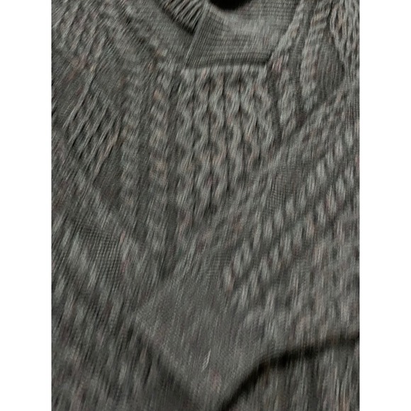 North Country‎ Eaton Cable Knit Shawl Collar Wool Sweater Men Sz Lg Grey Vintage - Picture 3 of 11